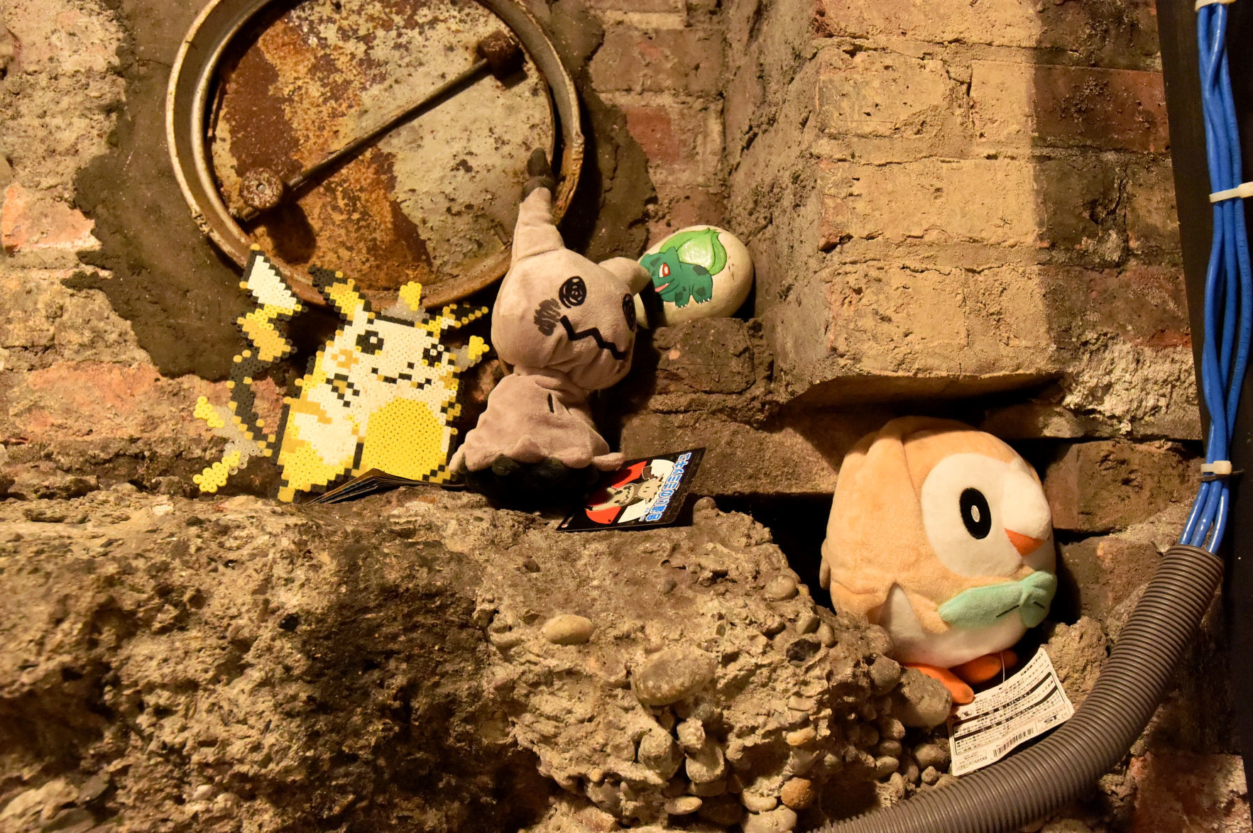 Pokemon memorabilia tucked away